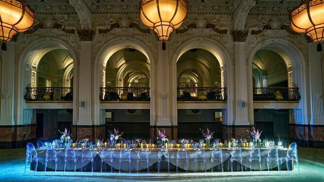 Ballroom long table